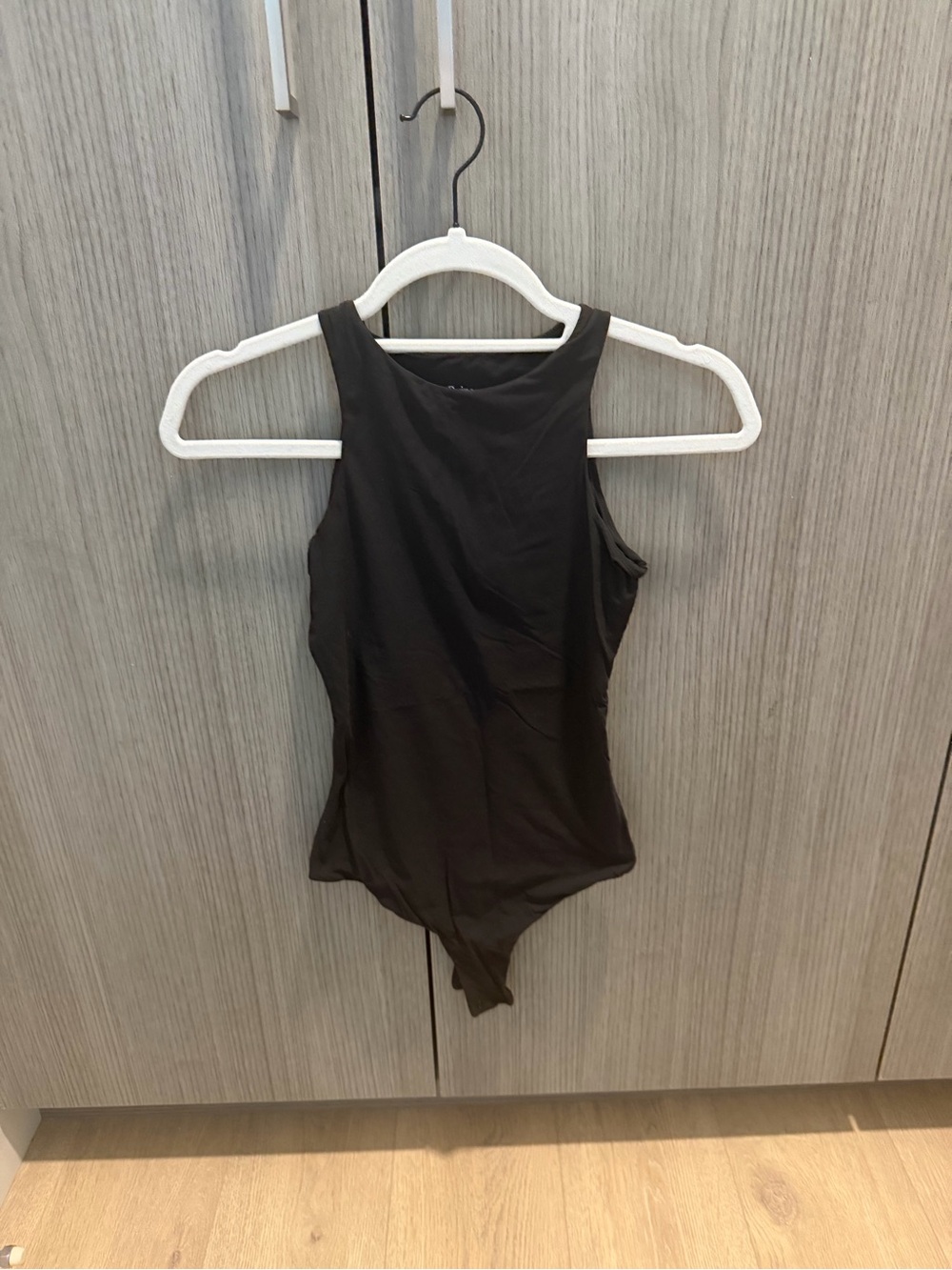 Quince Black Bodysuit